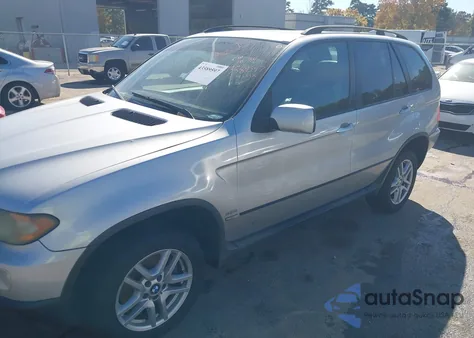 2005 BMW X5 3.0I z USA, uszkodzony, nr VIN 5UXFA13585LY16172